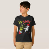 Funny Six Seven 67 Meme Monster Santa Christmas Pa Tシャツ (正面フル)