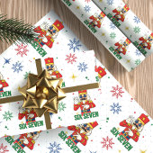 Funny Six Seven 67 Meme Nutcracker Christmas Humor ラッピングペーパー