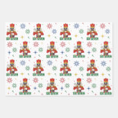 Funny Six Seven 67 Meme Retro Xmas Humor Character ラッピングペーパーシート (正面)
