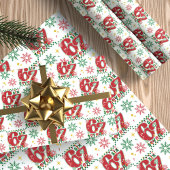 Funny Six Seven 67 Meme Retro Xmas Humor Christmas ラッピングペーパー