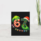 Funny Six Seven 67 Meme Santa Christmas Brainrot P カード (正面)