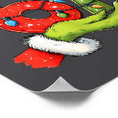 Funny Six Seven 67 Meme Santa Christmas Brainrot P ポスター (角)