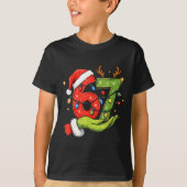 Funny Six Seven 67 Meme Santa Christmas Brainrot P Tシャツ (正面)