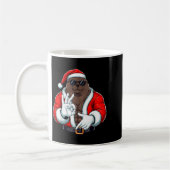 Funny Six Seven 67 Meme Seal Christmas Men Boys Te コーヒーマグカップ (左)