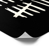 Funny Six Seven 67 Meme Tally Marks 6 7 Numbers  ポスター (角)