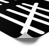 Funny Six Seven 67 Meme Tally Marks 6 7 Numbers Ki ポスター (角)