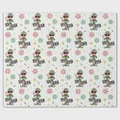 Funny Six Seven 67 Meme Xmas Elf Holiday Humor ラッピングペーパー (フラット)