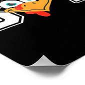 Funny Six Seven 67 Turkey Face Thanksgiving Matchi ポスター (角)