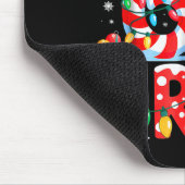 Funny Six Seven 6 7 Meme Christmas Family Xmas San マウスパッド (コーナー)