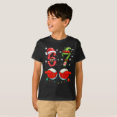 Funny Six Seven 6 7 Meme Christmas Humor Santa Elf Tシャツ (正面フル)