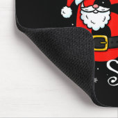 Funny Six Seven 6 7 Meme Christmas Santa Elf Numbe マウスパッド (コーナー)