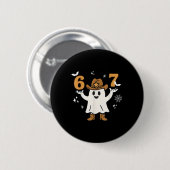 Funny Six Seven 6 7 Meme Cowboy Ghost Halloween Co 缶バッジ (正面&裏面)