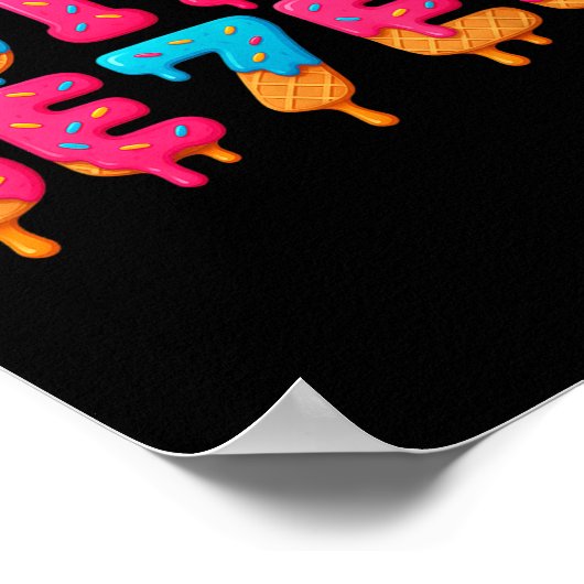 Funny Six Seven 6 7 Meme Design  ポスター (角)