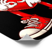 Funny Six Seven 6 7 Meme Heart Valentines Day Men  ポスター (角)