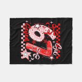 Funny Six Seven 6 7 Meme Men Women Kids Valentine  フリースブランケット (正面(横))