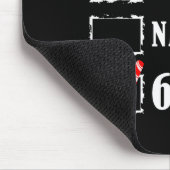 Funny Six Seven 6-7 Meme Nice Naughty 67 Christmas マウスパッド (コーナー)