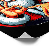 Funny Six Seven 6 7 Meme Santa Christmas Shirt Men ポスター (角)