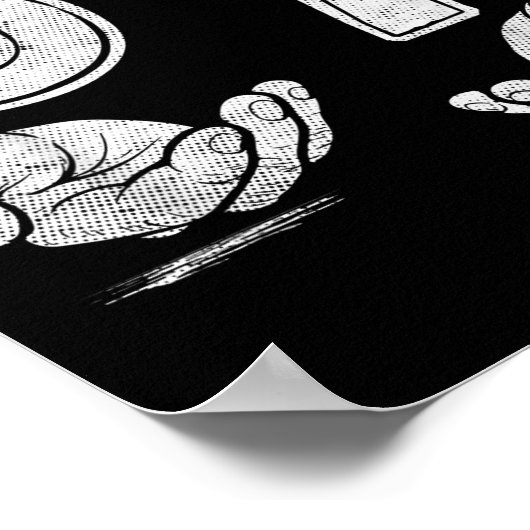 Funny Six Seven 6 7 Meme Shirt 6 7 Hands  ポスター (角)