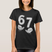 Funny Six Seven 6 7 Meme Shirt 6 7 Hands  Tシャツ (正面)