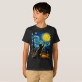 Funny Six Seven 6 7 Meme Starry Night Van Gogh Bla Tシャツ (正面フル)