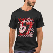 Funny Six Seven 6 7 Meme Valentine Girl  Tシャツ (正面)