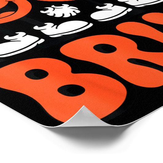 Funny Six Seven 6 7 Meme Valentine Hearts Valentin ポスター (角)