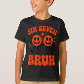 Funny Six Seven 6 7 Meme Valentine Hearts Valentin Tシャツ (正面)