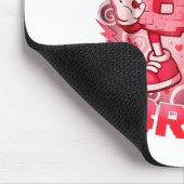 Funny Six Seven Bruh 67 Brainrot Meme Valentine's  マウスパッド (コーナー)