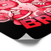 Funny Six Seven Bruh 67 Brainrot Meme Valentines D ポスター (角)