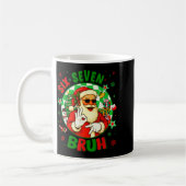 Funny Six Seven Bruh Santa Meme 67 Christmas Boy G コーヒーマグカップ (左)