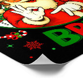 Funny Six Seven Bruh Santa Meme 67 Christmas Boy G ポスター (角)