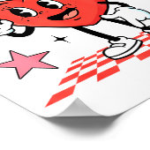 Funny Six Seven Cute Heart 67 Meme Valentine Kids  ポスター (角)