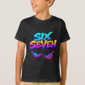 Funny Six Seven Design Graphic 67 6 7 Meme Hands G Tシャツ (正面)