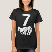 Funny Six Seven Gen Alpha Slang Meme 6 7 Matching Tシャツ (正面)