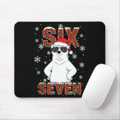 Funny Six Seven Lar Bear Christmas 67 Santa Hat Wi マウスパッド (マウス)