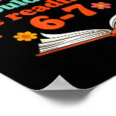 Funny Six Seven Meme 6 7 Teacher Book Reading 6 7  ポスター (角)