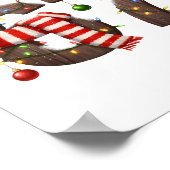 Funny Six Seven Meme 6-7 Xmas 67 Christmas Lights  ポスター (角)