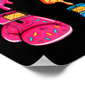 Funny Six Seven Meme Ice Cream Drip 67 Boxing  ポスター (角)