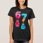 Funny Six Seven Meme Ice Cream Drip 67 Boxing  Tシャツ (正面)