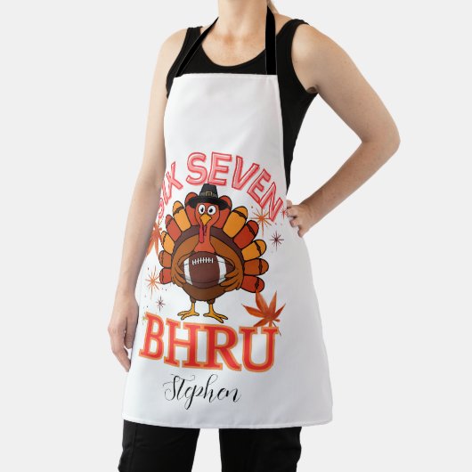 Funny Six Seven Meme Turkey Bruh,Postcard エプロン (インサイチュ)