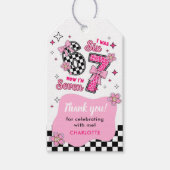 Funny Six Seven Party 67 Girl Birthday ギフトタグ (正面)