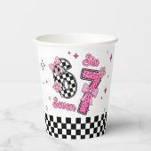 Funny Six Seven Party 67 Girl Birthday 紙コップ (裏面)