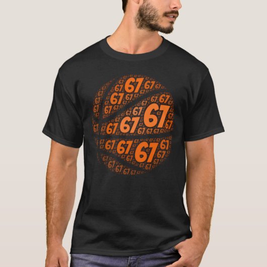Funny Six Seven Player Basketball Meme Tシャツ (正面)