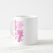 Funny Six Seven Soccer Valentines Day Men Women Ki コーヒーマグカップ (正面左)