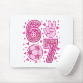 Funny Six Seven Soccer Valentines Day Men Women Ki マウスパッド (マウス)