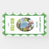 Funny Six-tee Golf 60th Birthday  横断幕 (横)
