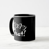Funny Sixty so what 引用 60歳の誕生日 マグカップ (正面左)