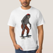 Funny Skateboard Monkey Gift idea 4 Skate & Halfpi Tシャツ (正面)