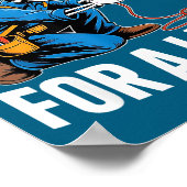 Funny Skeleton Electrician N For A Livin ポスター (角)