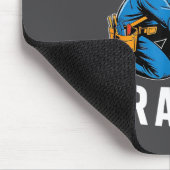 Funny Skeleton Electrician N For A Livin  マウスパッド (コーナー)